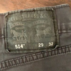 Levi black washed jeans
